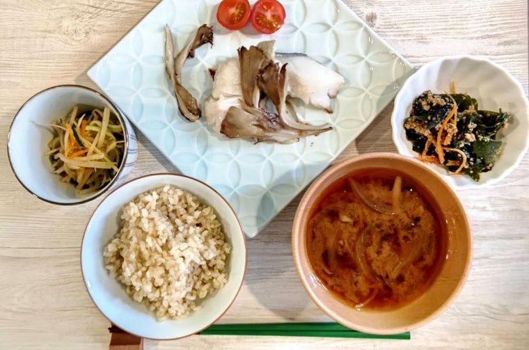 整った食事とトレーニング